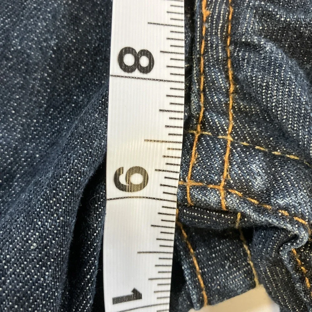 True Religion Basic Straight Jeans Mens 29 World Tour Dark Wash Denim